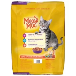 Meow Mix Original Choice With Flavors Of Chicken, Turkey & Salmon Adult Complete & Balanced Dry Cat Food