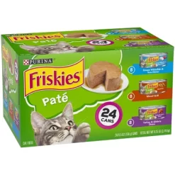 Purina Friskies Paté Wet Cat Food Fish, Tuna, Mixed Grill & Turkey - 5.5oz/24ct Variety Pack -BlueBuffalo Sales Store GUEST 8f6ab280 4352 4103 88ed 3fc929e27640