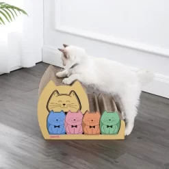 THE LICKER STORE Kazoku Modern Cardboard 5-in-1 Family Cat Cave Scratcher With Catnip And Pull-Out Design -BlueBuffalo Sales Store GUEST 8fb7ecc7 2b5f 4995 95bd 97fd341bf2e6