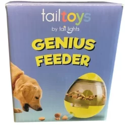 Tail Lights Interactive Pet Food Treat Dispenser, Feeding And Training Exercise Toy For Dogs