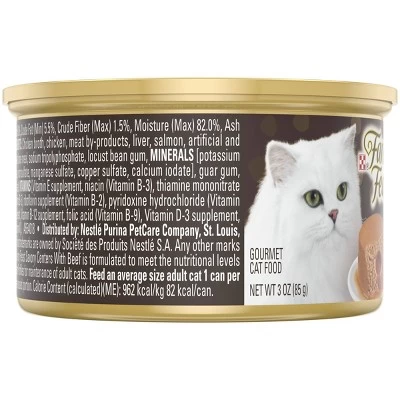 Purina Fancy Feast Savory Centers Paté Gourmet Wet Cat Food With Beef And A Gourmet Gravy Center - 3oz 4 Purina Fancy Feast Savory Centers Paté Gourmet Wet Cat Food With Beef And A Gourmet Gravy Center - 3oz - Image 4