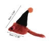 Unique Bargains Halloween Christmas Mouse Shape Cat Teaser Toys With Feather Multicolor 4 Pcs