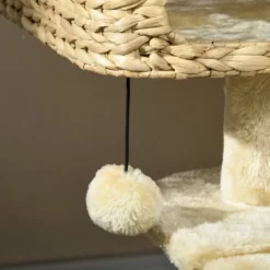 FURNIinspire Cat Tree For Indoor Cats, Cat Tower With Scratching Posts, Ramp, Condo, Toy Balls, Platform, Bed, Ramp, Beige, 23.5"*15.75"*38.5" -BlueBuffalo Sales Store GUEST 913a04af 7d87 4c07 8f48 7875995bd063