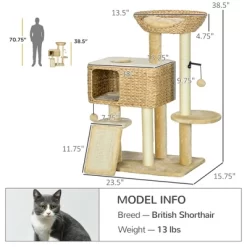 YOOCOZZ Cat Tree With Scratching Posts,Ramp And Toy Balls -BlueBuffalo Sales Store GUEST 913de523 0aa5 463c 8748 39484efa1c4c 1