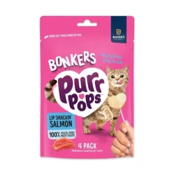 Bonkers Purrpops Salmon Flavor Freeze-Dried Cat Treats - 0.2oz/4ct 21 Bonkers Purrpops Salmon Flavor Freeze-Dried Cat Treats - 0.2oz/4ct -BlueBuffalo Sales Store GUEST 91ab55c3 0e8e 4e32 8274 c418286e398f