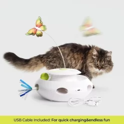 All For Paws Allforpaws 3-In-1 Feline Ultimate Interactives Cat Toy With Butterfly Flutter Bug & Simulates Prey For Indoor Enrichment -BlueBuffalo Sales Store GUEST 9291e447 6b0d 404a bc0a b8511c53f1da