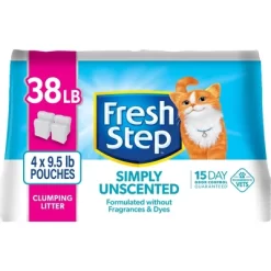 Fresh Step Simply Unscented Clumping Cat Litter - 38lbs -BlueBuffalo Sales Store GUEST 9343d75f 963e 4a0f 8350 0c32d99d1cea