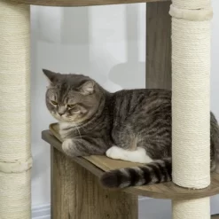 DSVIMOY 65" Corner Modern Cat Tree Tall For Climbing, Multilevel Cat Tower With Scratching Posts, Cream White, 18.8"*18.8"*65.3" -BlueBuffalo Sales Store GUEST 955622cf aa29 4cf6 afb3 a36bf207347d