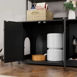 Cat Cabinet For Cat Litter Tray, Cat Litter Tray Cabinet With 2 Levels Shelves And 1 Worktop, Cat House For Large Cats -BlueBuffalo Sales Store GUEST 959ff366 4166 48c4 ace4 eeb2386e2fce 1