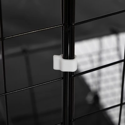 AZL1 Life Concept Pet Crates And Houses 3-Tier Cat Cage With Vertical Platforms And Secure Metal Mesh For Indoor Outdoor Use, Black, 42"*42"*72" 2 AZL1 Life Concept Pet Crates And Houses 3-Tier Cat Cage With Vertical Platforms And Secure Metal Mesh For Indoor Outdoor Use, Black, 42"*42"*72" - Image 2