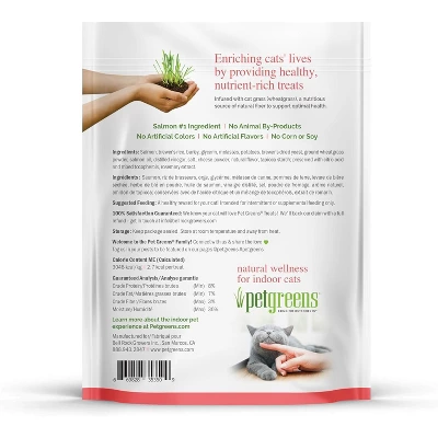 Pet Greens Treats Savory Salmon Semi-Moist Cat Treats - 3 Ounce 1 Pet Greens Treats Savory Salmon Semi-Moist Cat Treats - 3 Ounce