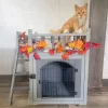 Aivituvin Outdoor Dog/Cat House, Indoor Cat House (Litter Box And Bed Allowed)-AIR08-B