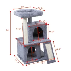 Multipet Double-layer Cat Tree With Cat House And Ladder 14 Multipet Double-layer Cat Tree With Cat House And Ladder -BlueBuffalo Sales Store GUEST 973404af d12c 4fb4 8373 f200f3ddb2ba