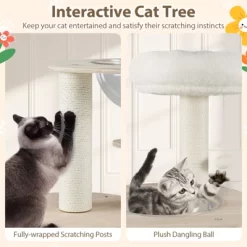 Tangkula 52" Tall Wooden Cat Tree W/Condo Perch Space Capsule Scratching Posts -BlueBuffalo Sales Store GUEST 9796665e a5b5 4608 adca a0907d2385c4