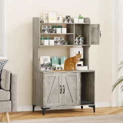 Hidden Cat Litter Box Furniture With Storage Shelves & Doors, Large Cat Washroom Cabinet 15 Hidden Cat Litter Box Furniture With Storage Shelves & Doors, Large Cat Washroom Cabinet -BlueBuffalo Sales Store GUEST 99a2703b 713c 47c8 9d78 bab89d342bbb