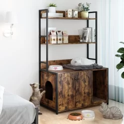 52in Tall Cat Litter Box Furniture, Litter Box Enclosure, 3 Layers Storage Shelf For Most Of Litter-Box, Indoor Cat House Kitty Washroom 12 52in Tall Cat Litter Box Furniture, Litter Box Enclosure, 3 Layers Storage Shelf For Most Of Litter-Box, Indoor Cat House Kitty Washroom -BlueBuffalo Sales Store GUEST 9a2d6a2e 89d5 4e6a 9a2e 5bc4ac2f1dd0 1