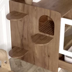 YOOCOZZ Cat Litter Box Enclosure, With Drawer And Stairs, Used For Bedroom, Cat Cabinet Side Table For Living Room -BlueBuffalo Sales Store GUEST 9aa94e19 3082 4841 a84e 81ac3e293307 1