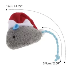 Unique Bargains Portable Mouse Pattern Cat Toys 1 Pc