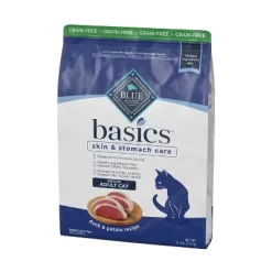 Blue Buffalo Basics Skin & Stomach Care Grain Free Natural Indoor With Duck & Potato Adult Dry Cat Food - 11lbs -BlueBuffalo Sales Store GUEST 9b9fae54 4ff0 4a57 9f9a adc2798bbe4f