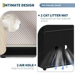 Particle Board Cat Litter Cabinet, Double Layer Enclosure Furniture With Storage For Cat Hygiene, Hidden Litter Box Cabinet With Waste Organizer -BlueBuffalo Sales Store GUEST 9baf7266 3cf5 47c7 b8e2 bc72e2d5b842 1