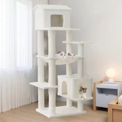 Whisen Multi-Level Cat Tree & Tower With Sisal Scratching Posts, Hammock, Dangling Toy -BlueBuffalo Sales Store GUEST 9bbd06bb d984 44ea 92cf 8e117a24989c