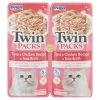 Inaba Tuna And Chicken Recipe In Tuna Broth Cat Food Twin Pack - Case Of 8/2.8 Oz