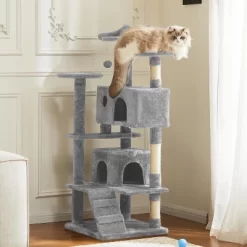 Kumasinova 54" Multi-Level Cat Tower With Scratching Posts,Cat Tree With Condos&Ladder,Cat Tree Tower With Plush Perch,Cat Furniture For Play And Rest -BlueBuffalo Sales Store GUEST 9d50e41d 7856 429b 8711 d59ca1020b3d