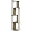 Chery Life 65" Corner Modern Cat Tree Tall For Climbing, Large Multilevel Cat Tower With Scratching Posts, Cream White