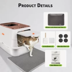 All For Paws Allforpaws Cat Litter Box Top & Front Entry Hooded Cat Litter Box With Stainless Steel Base 24 All For Paws Allforpaws Cat Litter Box Top & Front Entry Hooded Cat Litter Box With Stainless Steel Base -BlueBuffalo Sales Store GUEST 9e4abfd3 c72a 481c 88e6 7770808b2da9