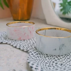 Dexypaws: Marble Dog Bowl: Gray & Gold Accent - 6.3" Diameter -BlueBuffalo Sales Store GUEST 9f6d057b b470 42ca aab2 faddf0bf3040