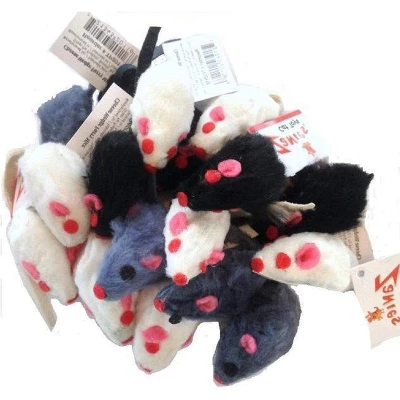 20 X Cat Toy Realistic Fur Mice 2 20 X Cat Toy Realistic Fur Mice - Image 2