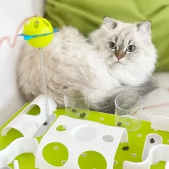 All For Paws Allforpaws Interactive Cat Treat Puzzle And Cat Slow Feeder - Cat Toys With Food Dispenser For Indoor Enrichment -BlueBuffalo Sales Store GUEST a01baeb1 da36 4874 aa19 57ffea2a021d