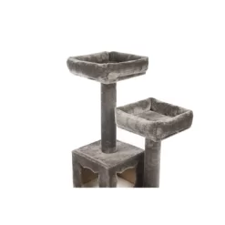 Prevue Pet Products Kitty Power Paws Plush Party Tower Gray, 52 Inch Tall, 7310 -BlueBuffalo Sales Store GUEST a1527d4e 14fd 48ba 97bf 479874bb9043