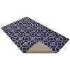 Drymate 16"x 28" Feeding Placemat For Cats And Dogs - Indigo Navy & White