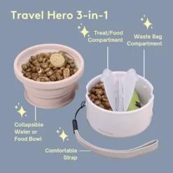 Sweet Paws Travel Hero 3-in-1 Portable Pet Food Container -BlueBuffalo Sales Store GUEST a17d622f 6516 4f45 b06d 9a01b7fbaf7a