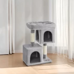 Cat Tree, 29.1-Inch Cat Tower, Cat Condo For Large Cats Up To 11 Lb, Large Cat Perch, 2 Cat Caves, Scratching Post, Cat Houses For Indoor Cats -BlueBuffalo Sales Store GUEST a1ebe3ae aab9 4c20 a7a1 951bc91189d1