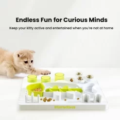 All For Paws Allforpaws Interactive Cat Toy Puzzle Feeder And Cat Slow Feeder, Cat Toy With Brain Stimulation For Indoor Enrichment -BlueBuffalo Sales Store GUEST a257b995 41ee 4dee aa37 8e447660e58f