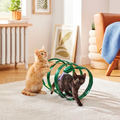 Spring Mesh Cat Tunnel - Boots & Barkley™ 2 Spring Mesh Cat Tunnel - Boots & Barkley™ - Image 2