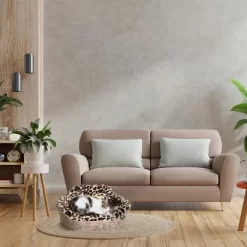 Precious Tails Leopard Princess Cat And Dog Bolster Bed - Taupe -BlueBuffalo Sales Store GUEST a29d53d6 7022 485c afd0 77eb7db8bf81