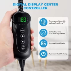 JOEJOY Indoor Heated Cat House With Safe Heating Design, Adjustable Temperature & Timer, Collapsible Pet Shelter With Scratcher And Fluffy Toy Ball -BlueBuffalo Sales Store GUEST a2f3d718 7547 4042 8b13 fdbbbb1edb94