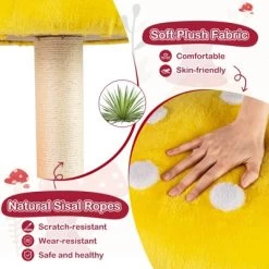 Tangkula 43" Tall Cute Cat Tree W/ 2 Condos Padded Platforms Sisal Scratching Posts -BlueBuffalo Sales Store GUEST a2fe9281 457b 4ad8 ae35 cdb901cf7cb1