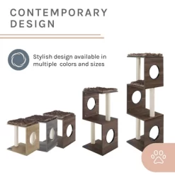 Sam's Pets Sheree 17" Cat Tree In Gray Brown -BlueBuffalo Sales Store GUEST a382fc32 3a9d 4350 abd6 6e33ec19e4c3