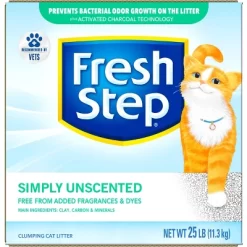 Fresh Step - Simply Unscented Litter - Clumping Cat Litter - 25lbs -BlueBuffalo Sales Store GUEST a4c4acb8 1c12 4d70 bdbd 1803b4da9ce8