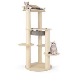 Tangkula 6-level Wooden Cat Tree W/ Padded Perch Non-woven Hammock Scratching Posts 19 Tangkula 6-level Wooden Cat Tree W/ Padded Perch Non-woven Hammock Scratching Posts -BlueBuffalo Sales Store GUEST a4e52fc2 6f7e 46a0 82b6 536d5257bbee