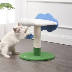 Sami Modern Jute Cloud Cat Tree With Scratching Post, And Fuzzy Toy -BlueBuffalo Sales Store GUEST a533fd1e daa4 43ec 91cf d02ccd471d52