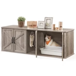 Feandrea Double Cat Litter Box Enclosure, Cat Litter Box Furniture Hidden, Front Entry, Cat House, Side End Table, TV Stand 16 Feandrea Double Cat Litter Box Enclosure, Cat Litter Box Furniture Hidden, Front Entry, Cat House, Side End Table, TV Stand -BlueBuffalo Sales Store GUEST a54926ef 916b 41ba 9f5c 23da5b4297c1