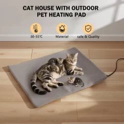 JOEJOY Waterproof Outdoor Cat House With Heating Pad, Sturdy & Safe Pet Shelter For Cats, Easy To Carry Heated Cat House For Outdoor Use -BlueBuffalo Sales Store GUEST a54f2028 361c 4426 80dc d4799c72132f