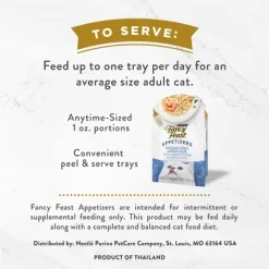 Fancy Feast Ocean Fish Flavor Appetizers Wet Cat Food - 1.1oz 15 Fancy Feast Ocean Fish Flavor Appetizers Wet Cat Food - 1.1oz -BlueBuffalo Sales Store GUEST a561a5d0 8506 4e18 975d 1bf59e949f91