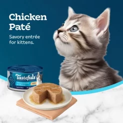 Blue Buffalo Tastefuls Pate Chicken Entrees Kitten Premium Wet Cat Food - 3oz/6ct -BlueBuffalo Sales Store GUEST a5e2f95c 79fc 4912 9c8b 8fdcf8c3b2c3
