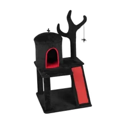 FURNIinspire Pet Tower Halloween Cat Tree Cute Cat Tower With Condo, Scratching Post, Indoor Pet Furniture Kitten Gift, Black, 25.35"*21.45"*40.95" -BlueBuffalo Sales Store GUEST a994ab95 02ee 4f87 9f30 6c5f6ef22685